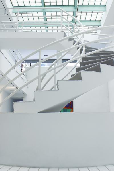 modern, white, glass, staircase, office, school, conference, kitchen, 