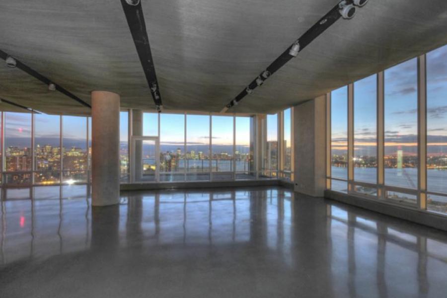 contemporary, industrial, glass, open, city view, 