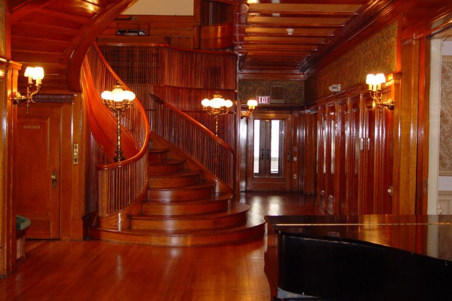 staircase, wood, traditional, ornate, garden, 