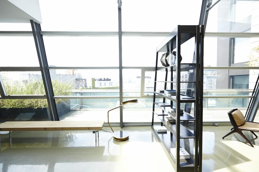 modern, contemporary, upscale, glass, light, penthouse, 