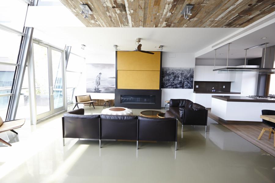 modern, contemporary, upscale, glass, light, penthouse, 