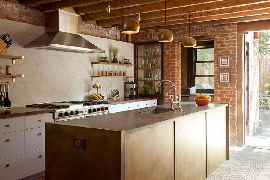 brownstone, wood, traditional, contemporary, kitchen, 