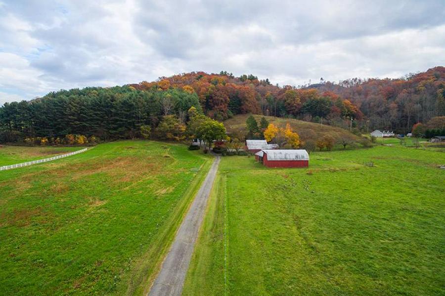 farm, farmhouse, barn, rural, porch, 