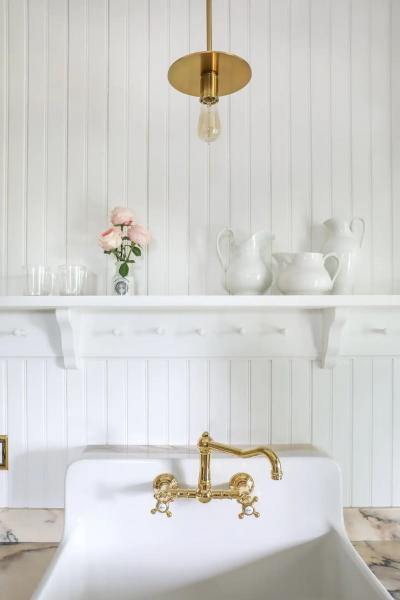 white, light, airy, bohemian, kitchen, bathroom, 