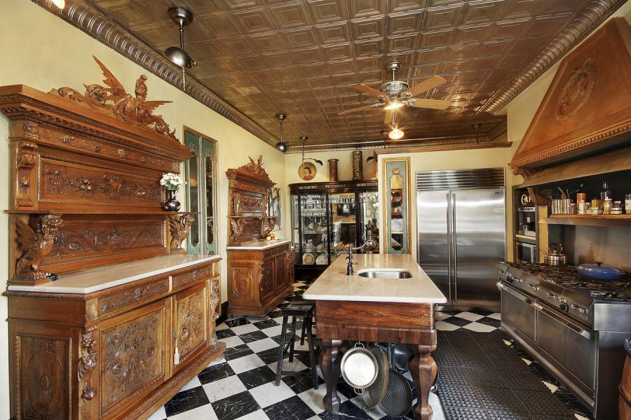 bohemian, eclectic, upscale, ornate, traditional, pool table, 