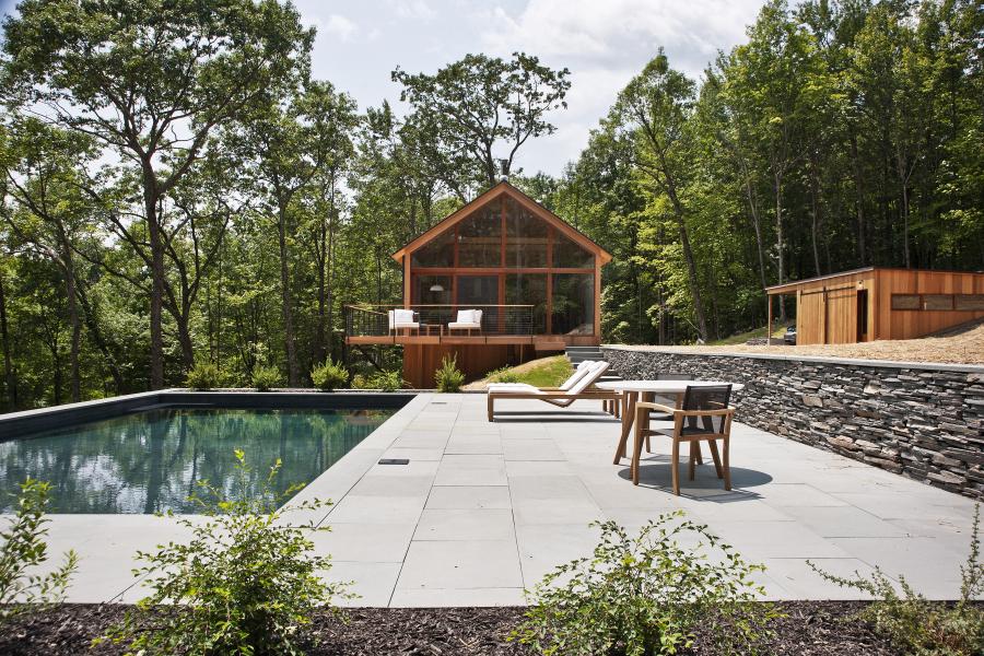 modern, contemporary, pool, wood, rustic, 