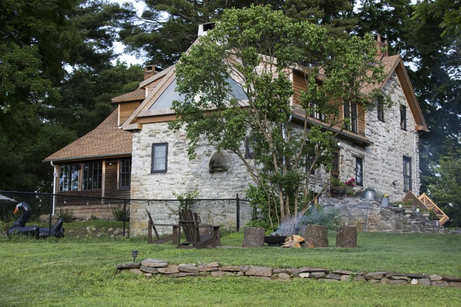 stone, farm, barn, rural, pool, kitchen, 