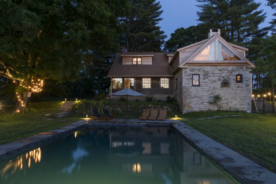 stone, farm, barn, rural, pool, kitchen, 