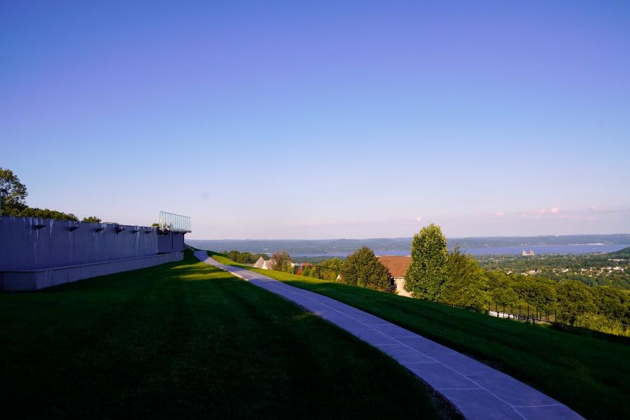 modern, contemporary, pool, view, 