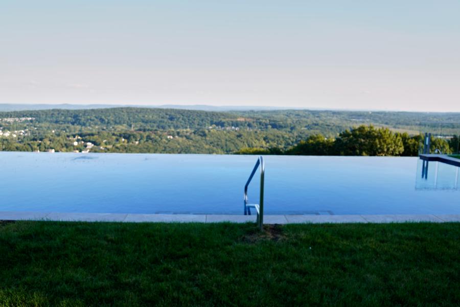 modern, contemporary, pool, view, 