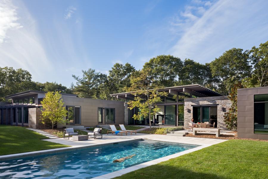 modern, contemporary, pool, light, deck, Hamptons, kitchen, bathroom, glass, 