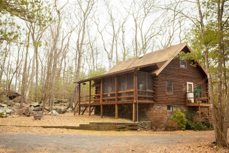 cabin, lake, rural, country, 