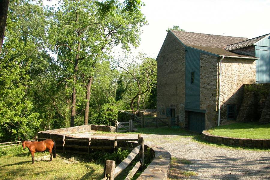 farm, barn, pool, rustic, 