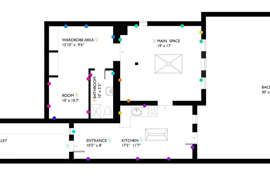 townhouse, bohemian, distressed, apartment, 