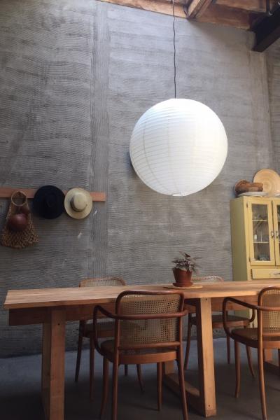 industrial, light, concrete, garden, textured walls, 