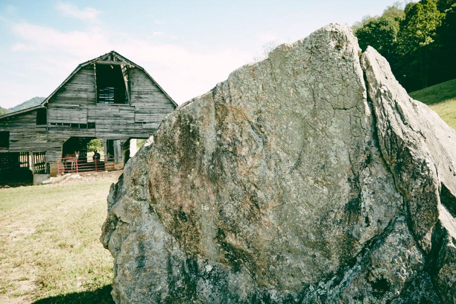 farm, farmhouse, field, water, pond, rural, stone, barn, Asheville, 