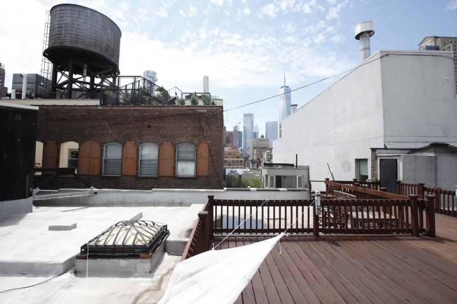 rooftop, city view, 