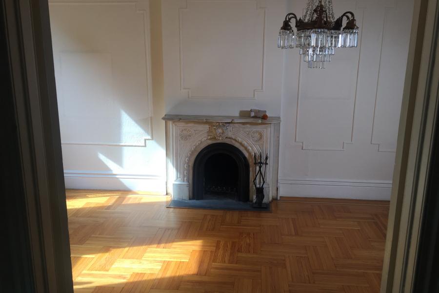 brownstone, townhouse, empty room, traditional, contemporary, 