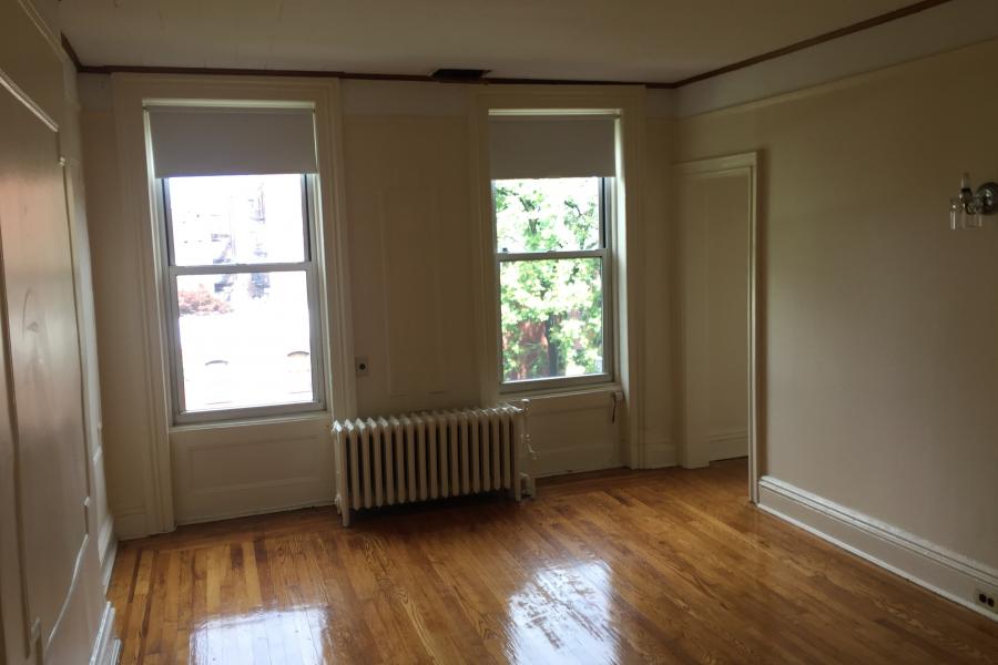 brownstone, townhouse, empty room, traditional, contemporary, 