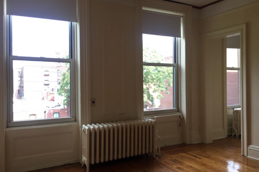 brownstone, townhouse, empty room, traditional, contemporary, 