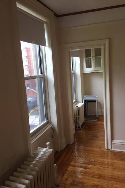 brownstone, townhouse, empty room, traditional, contemporary, 