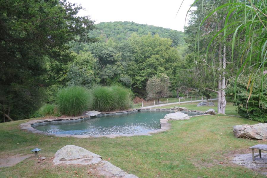 country, rustic, garden, pool, 