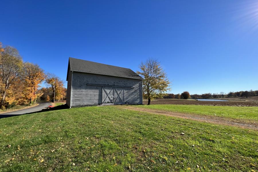 farmhouse, farm, rural, country, field, lake, barn, porch, 