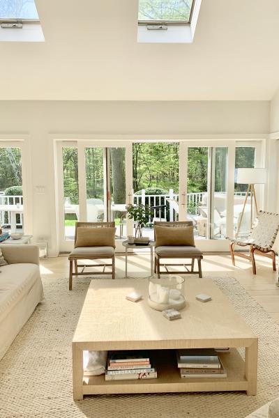 contemporary, traditional, white, light, airy, deck, stone, porch, 