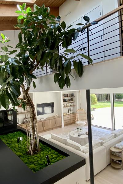 modern, contemporary, pool, bathroom, deck, patio, 