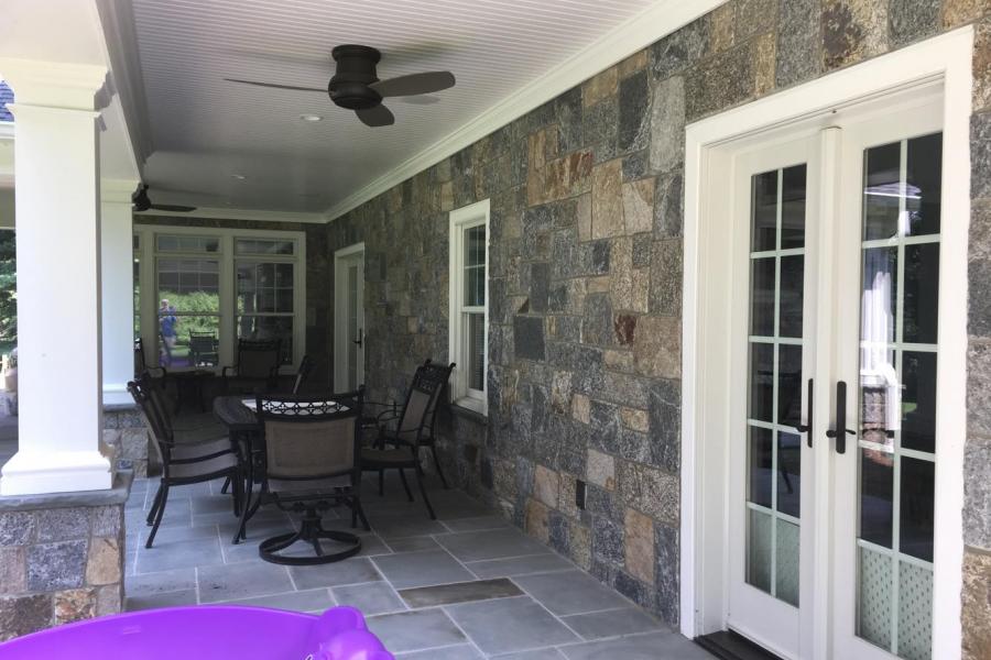 contemporary, stone, deck, fireplace, kitchen, bathroom, porch, staircase, 