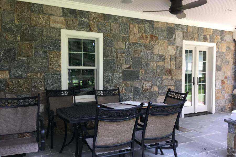 contemporary, stone, deck, fireplace, kitchen, bathroom, porch, staircase, 