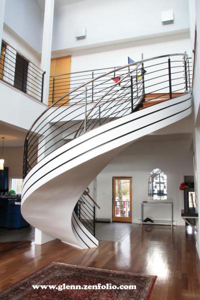 loft, townhouse, contemporary, staircase, kitchen, bathroom, 