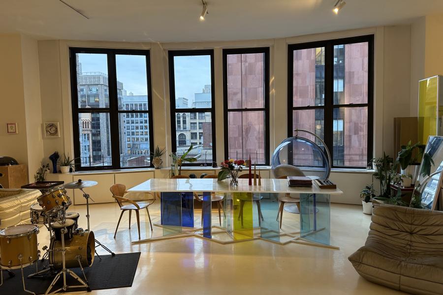 loft, artist loft, apartment, modern, kitchen, 