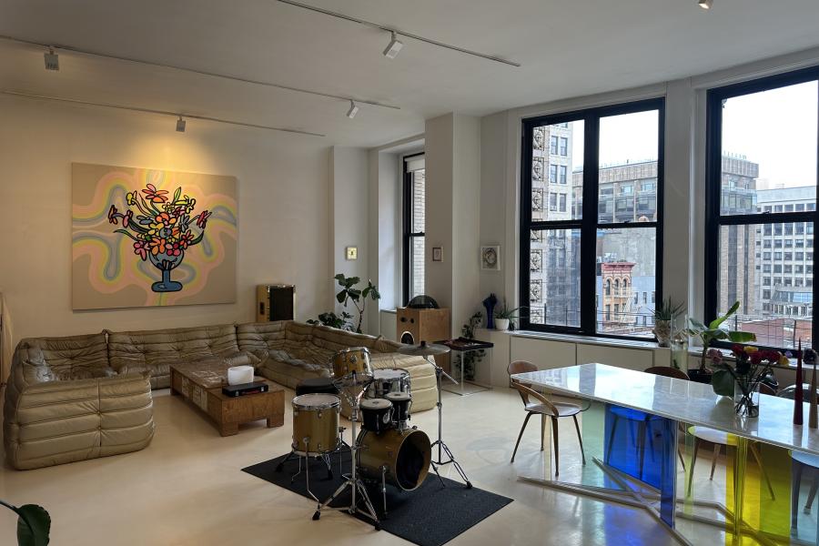 loft, artist loft, apartment, modern, kitchen, 