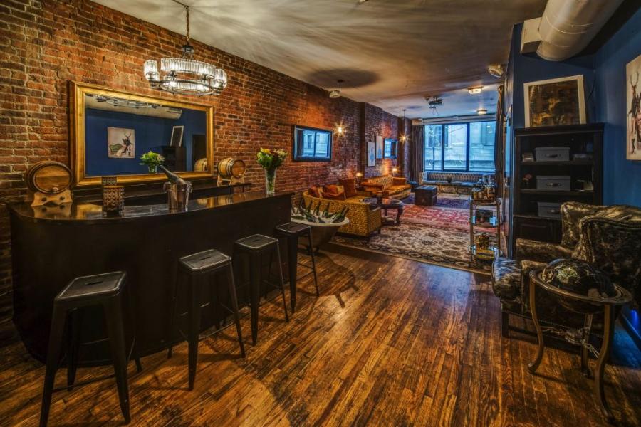 loft, bohemian, eclectic, funky, bar, 