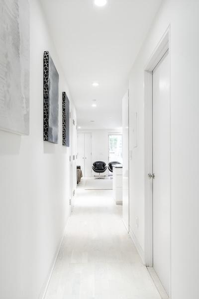 brownstone, townhouse, kitchen, light, airy, modern, bathroom, terrace, 