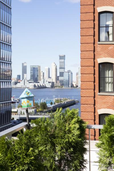 loft, apartment, kitchen, bathroom, rooftop, light, skyline, city view, 