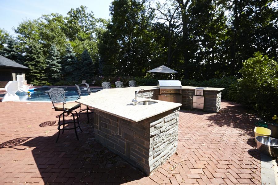 suburban, traditional, contemporary, bathroom, garden, pool, 