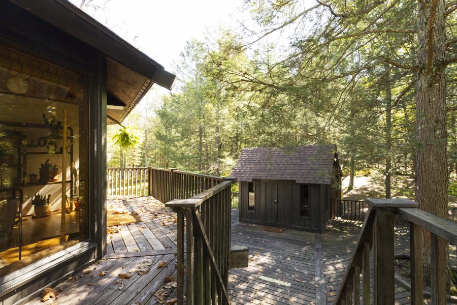 cabin, log house, rural, country, 