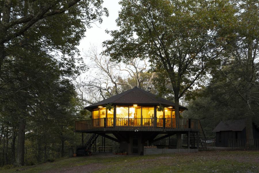 cabin, log house, rural, country, 