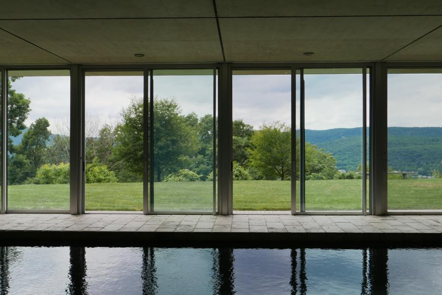 contemporary, modern, view, pool, minimal, glass, deck, kitchen, fireplace, bathroom, 