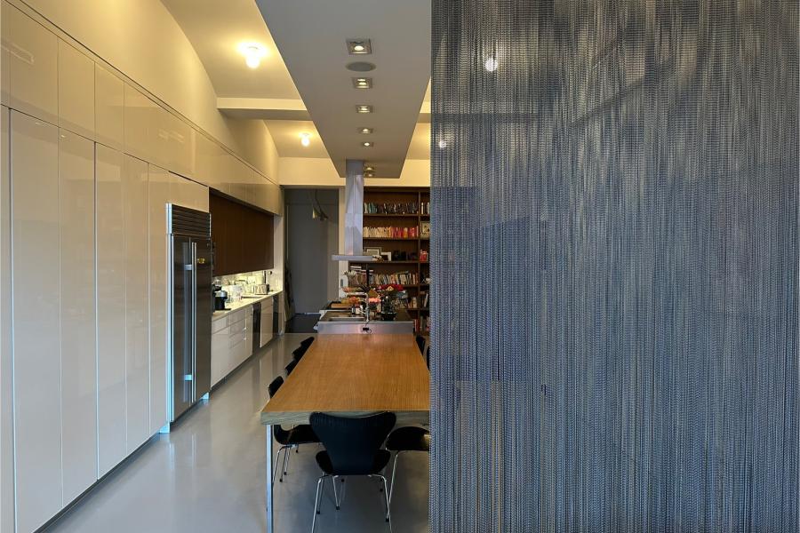 loft, artist loft, apartment, modern, kitchen, 