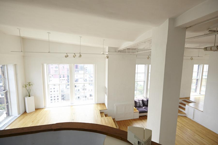 contemporary, loft, light, white, airy, terrace, city view, 