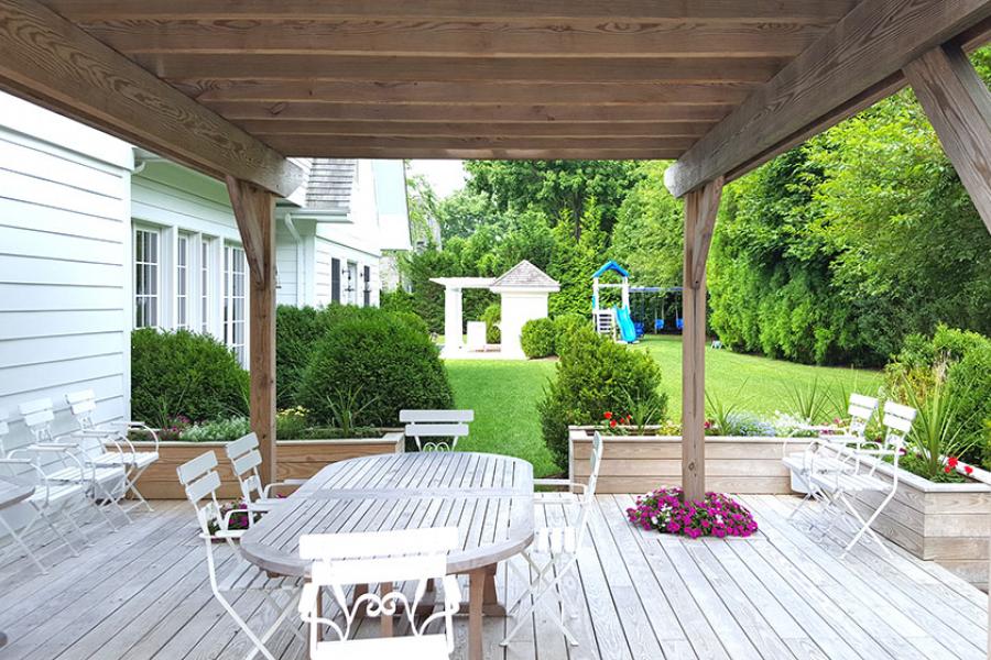 Hamptons, pool, deck, 