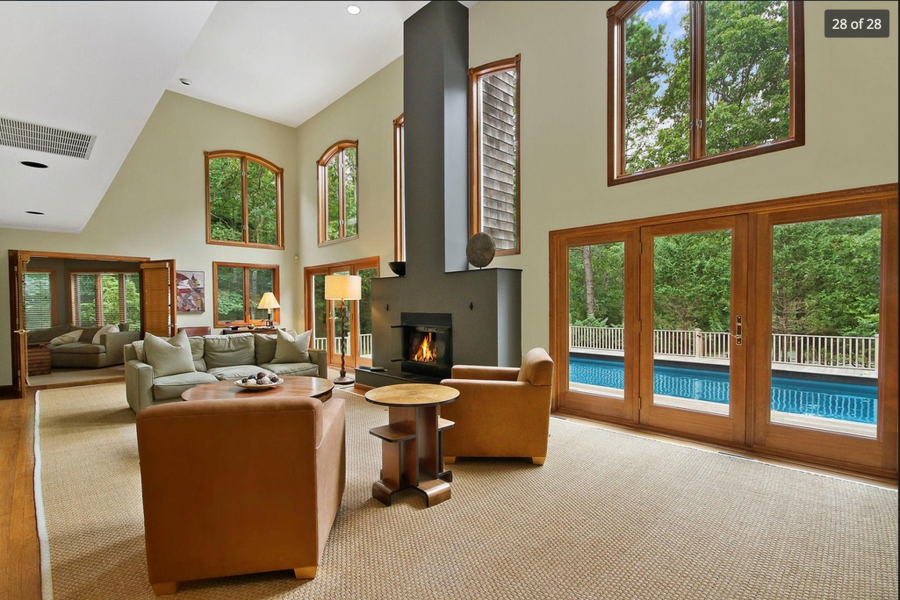 Hamptons, contemporary, pool, tennis, gym, 