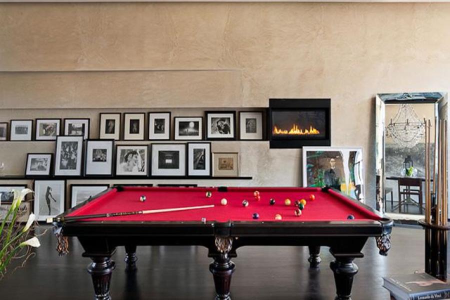 modern, contemporary, pool table, terrace, 