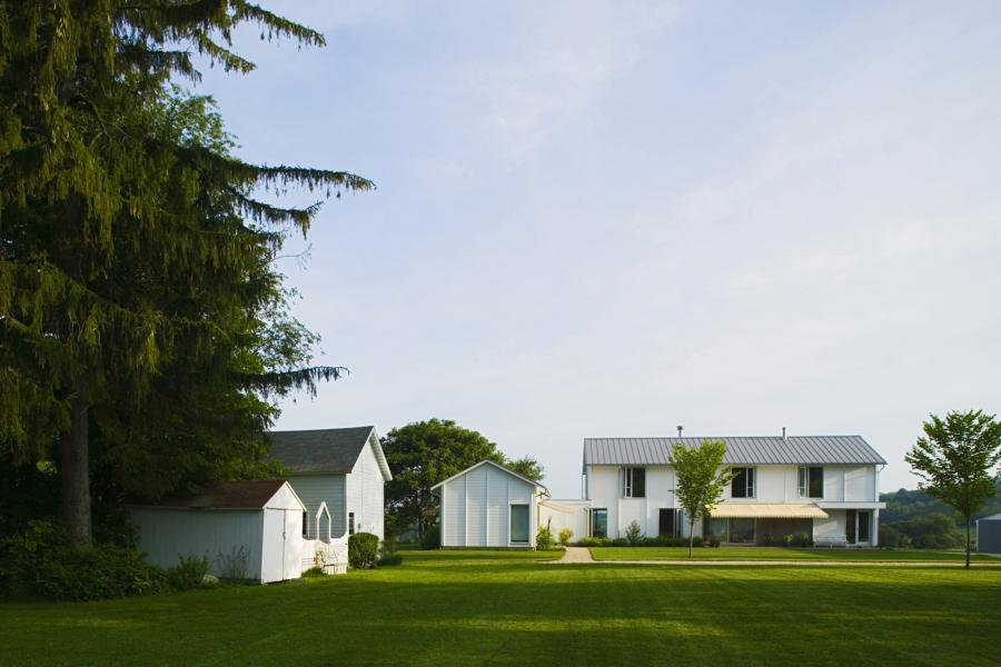 farm, farmhouse, barn, field, contemporary, light, airy, 