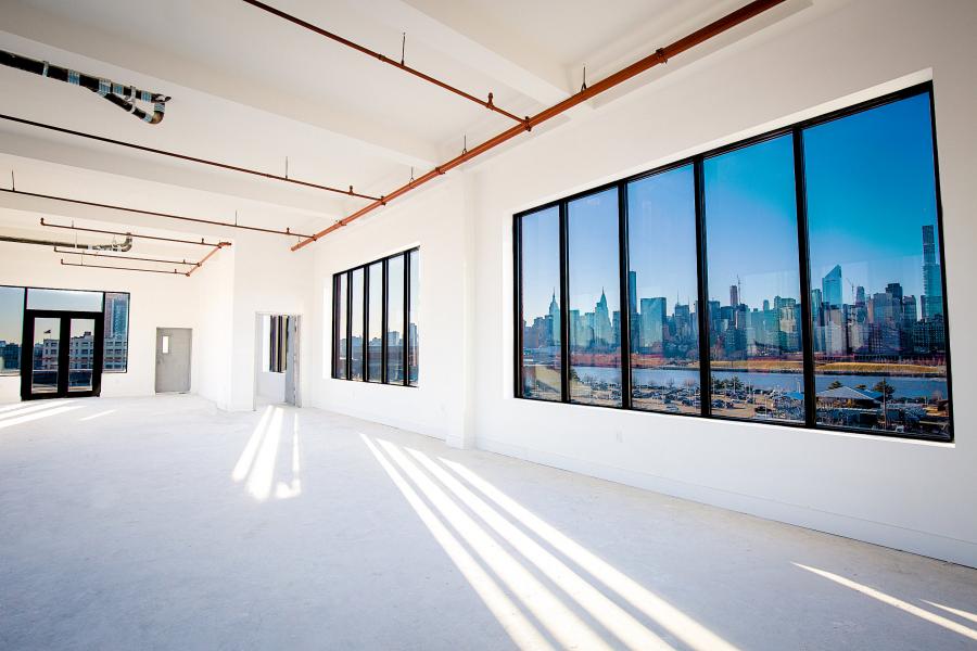 terrace, city view, rooftop, view, empty room, 