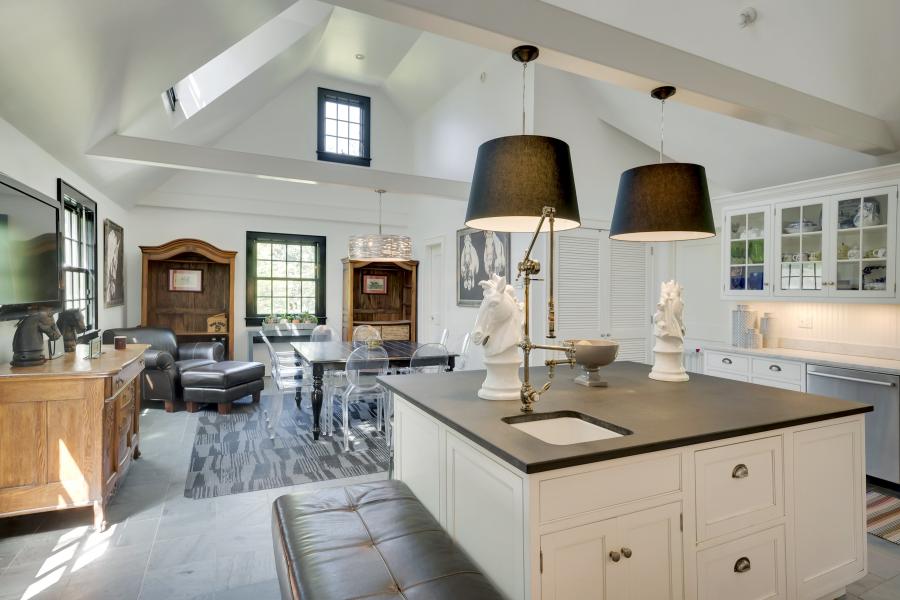 Hamptons, contemporary, bathroom, kitchen, horse, light, 