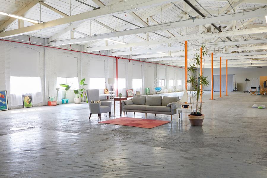 industrial, warehouse, studio, white, wood, 